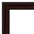 Specchio da parete marrone Coffee Bean, non smussato, 41" x 29" -
