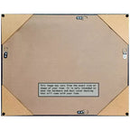 Specchio da parete marrone Coffee Bean, non smussato, 41" x 29" -