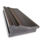 Specchio da parete per bagno Trio da 80 x 80 cm, non smussato, in bronzo lucidato a olio - : Moderno, quadrato, con cornice in polistirene