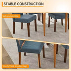 Sedia da pranzo modello CY-Latch in legno 4 pezzi con struttura in legno resistente, seduta confortevole, design elegante, montaggio facile e utilizzo versatile
