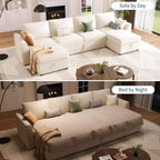 Divano letto modulare a U