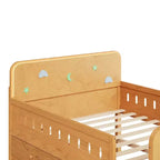 Letto matrimoniale in legno e struttura letto con cassetti contenitore