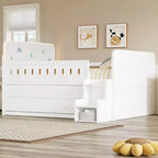 Letto matrimoniale in legno e struttura letto con cassetti contenitore