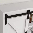 Mobiletto portamedicine da bagno, mobiletto da parete con anta scorrevole e ripiano regolabile, 22,75 x 7,75 x 24,5