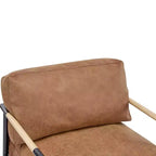 27,56 Sedia d'accento moderna, cuscini in peluche, struttura in metallo, soggiorno, ufficio, multicolore