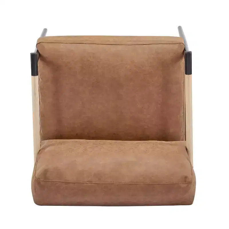 27,56 Sedia d'accento moderna, cuscini in peluche, struttura in metallo, soggiorno, ufficio, multicolore