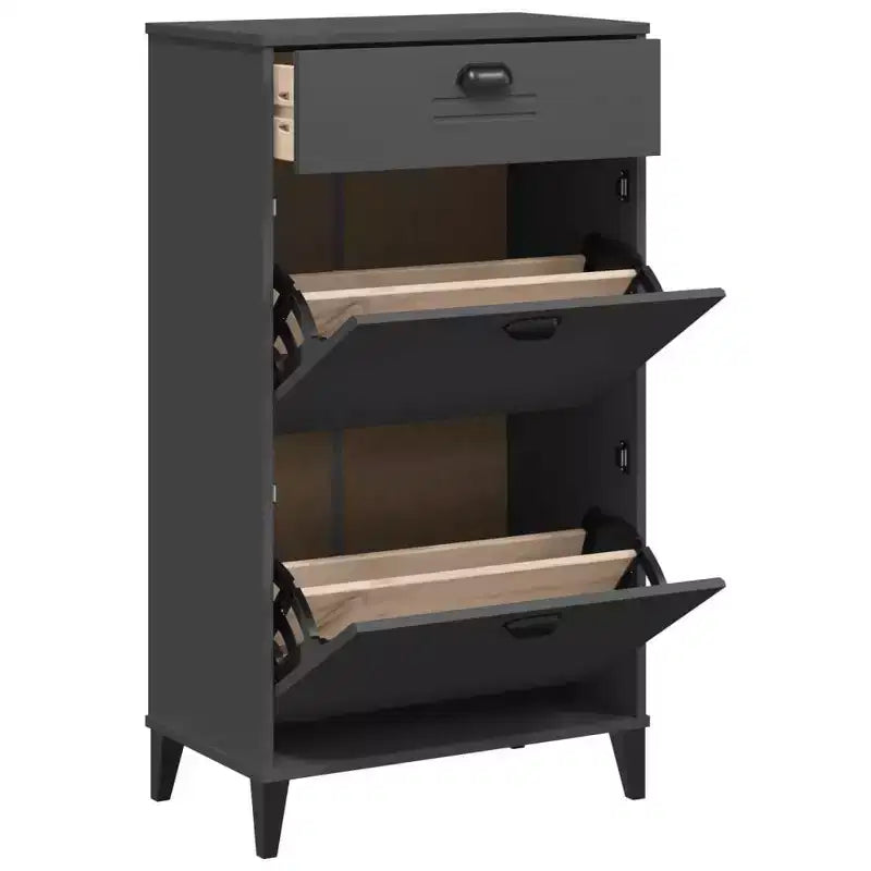 Shoe Cabinet Storage Rack Organizer Hallway Furniture Engineered Wood