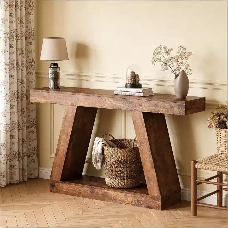 Tavolino da divano effetto legno