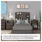 Comò doppio a 6 cassetti Astrid, 68,2 cm, per camera da letto, cassettiera larga, mobili per camera da letto, espresso