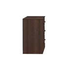 Comò doppio a 6 cassetti Astrid, 68,2 cm, per camera da letto, cassettiera larga, mobili per camera da letto, espresso