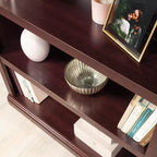 Libreria a 3 ripiani da 43,78" color ciliegio: Mid-Century Modern, regolabile, in truciolato: Mobile per ufficio