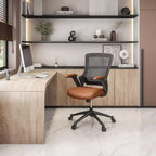 Sedia da ufficio Mid-Back Mesh Task con braccioli regolabili in altezza -