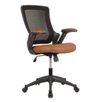 Sedia da ufficio Mid-Back Mesh Task con braccioli regolabili in altezza -